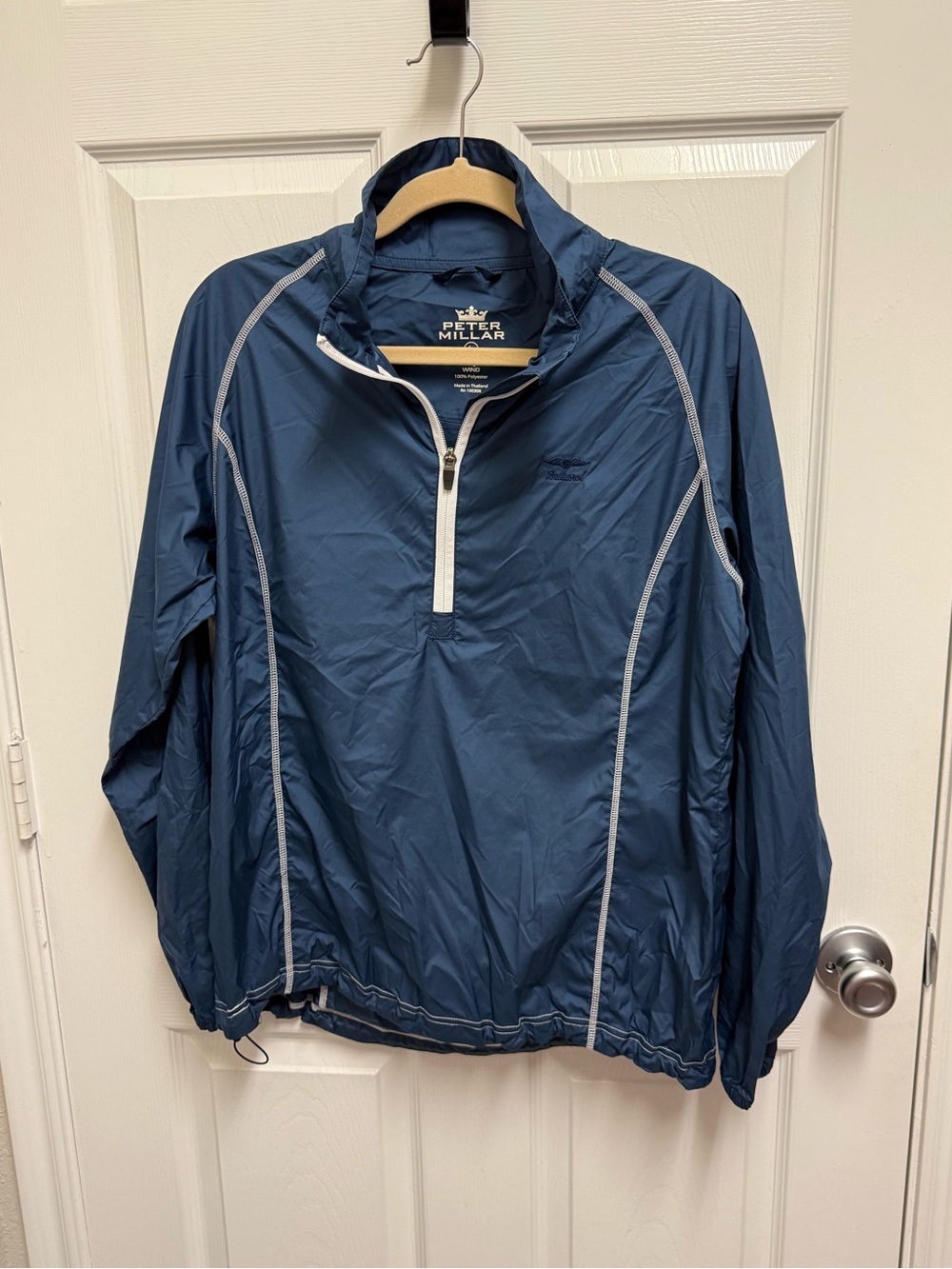 Peter Millar Navy Blue Windbreaker Pullover